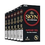 Sin látex: los condones SKYN están fabricados en SKYNFEEL y son 100% sin látex. Por lo tanto, los condones SKYN no tienen ningún olor a látex. Los preservativos SKYN están lubricados con lubricante de silicona no espermicida (dimeticona).