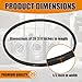 38174 Drive Belt for Washer，Replaces 27001006, AP6007462，Fits for Amana, for Maytag, for Speed Queen, for Whirlpool, Fits for Models ALW210RMC, ALW540RMC, NAV3330AWW