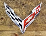 C8 Corvette Metal Wall Hanging Sign - Made in USA Next...