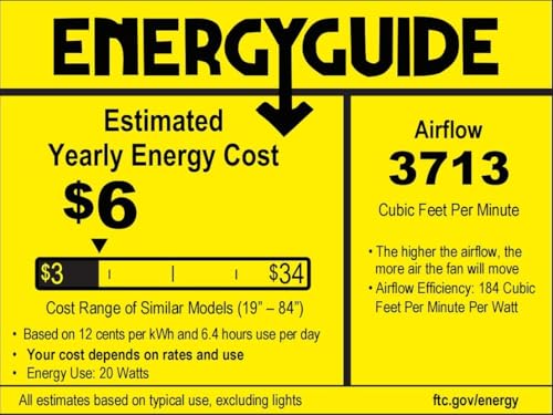 ZMISHIBO 52 Inch Ceiling Fan without Light, Farmhouse Ceiling Fan No Lights, Quiet Reversible DC Motor, 6-Speeds, Brown Ceiling Fans with Remote for Living Room, Bedroom, Patio, Indoor/Outdoor Use thumbnail 9
