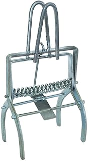 BSI - Piège A Taupes - Handy - Haute Qualité - Métal Galvanisé - Efficacité Supérieure - Facile A Installer - Ressort Puissant Et Rapide, Gris