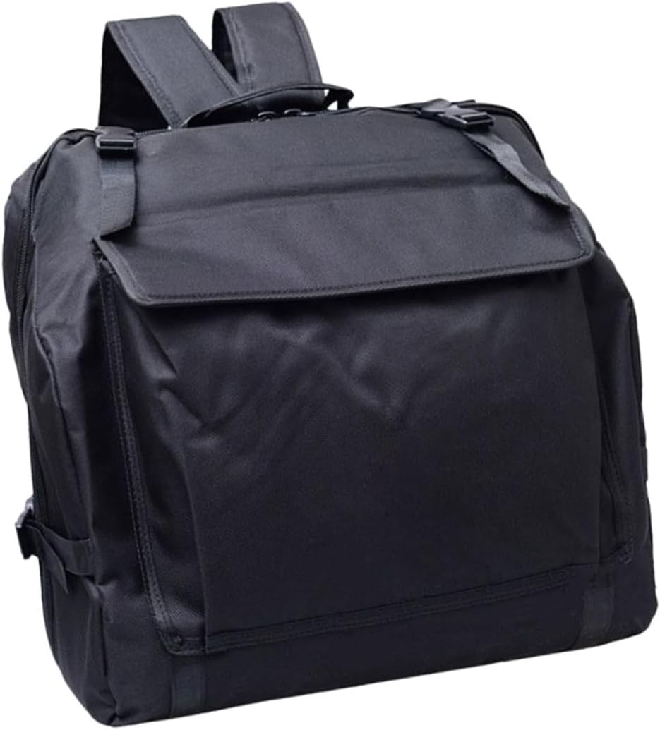 Abaodam Lightweight Accordion Storage Bag for Bass Instruments Multi-functional Organizer with Comfortable Straps for Musicians