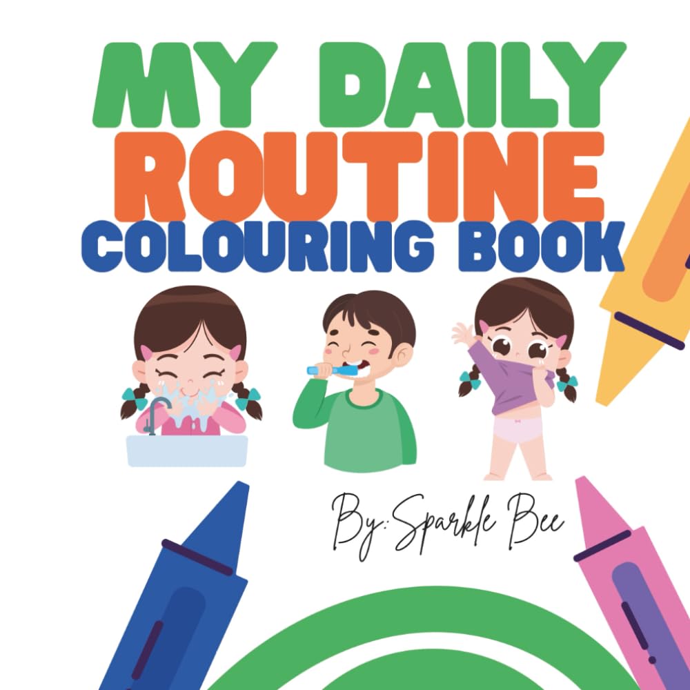My Daily Routine Colouring Book