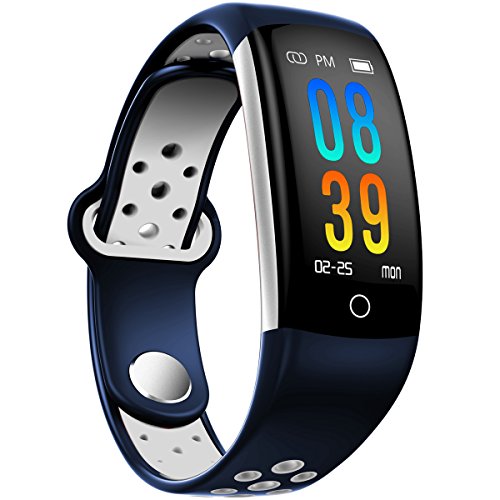 IP68 Fitness Tracker Blood Pressure Heat Rate Monitor Smart Watch Blood Oxygen Sleep
