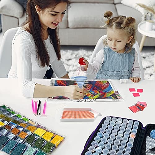 ARTDOT Diamond Painting Accessories, 445000 Pieces 445 Colors Square Beads for Diamond Art Kits Crafts Adults