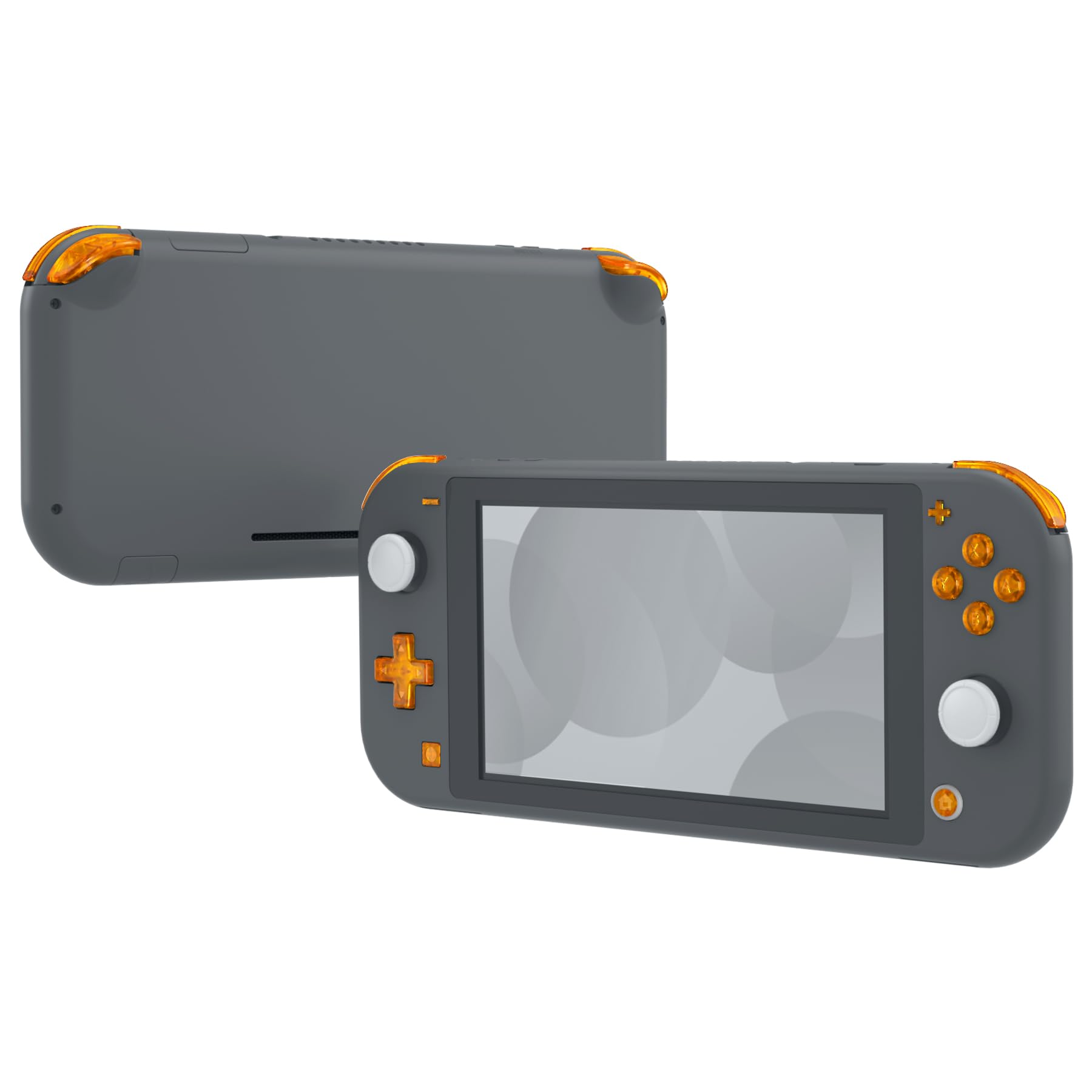 Amazon.com: eXtremeRate Clear Orange Replacement ABXY Home Capture