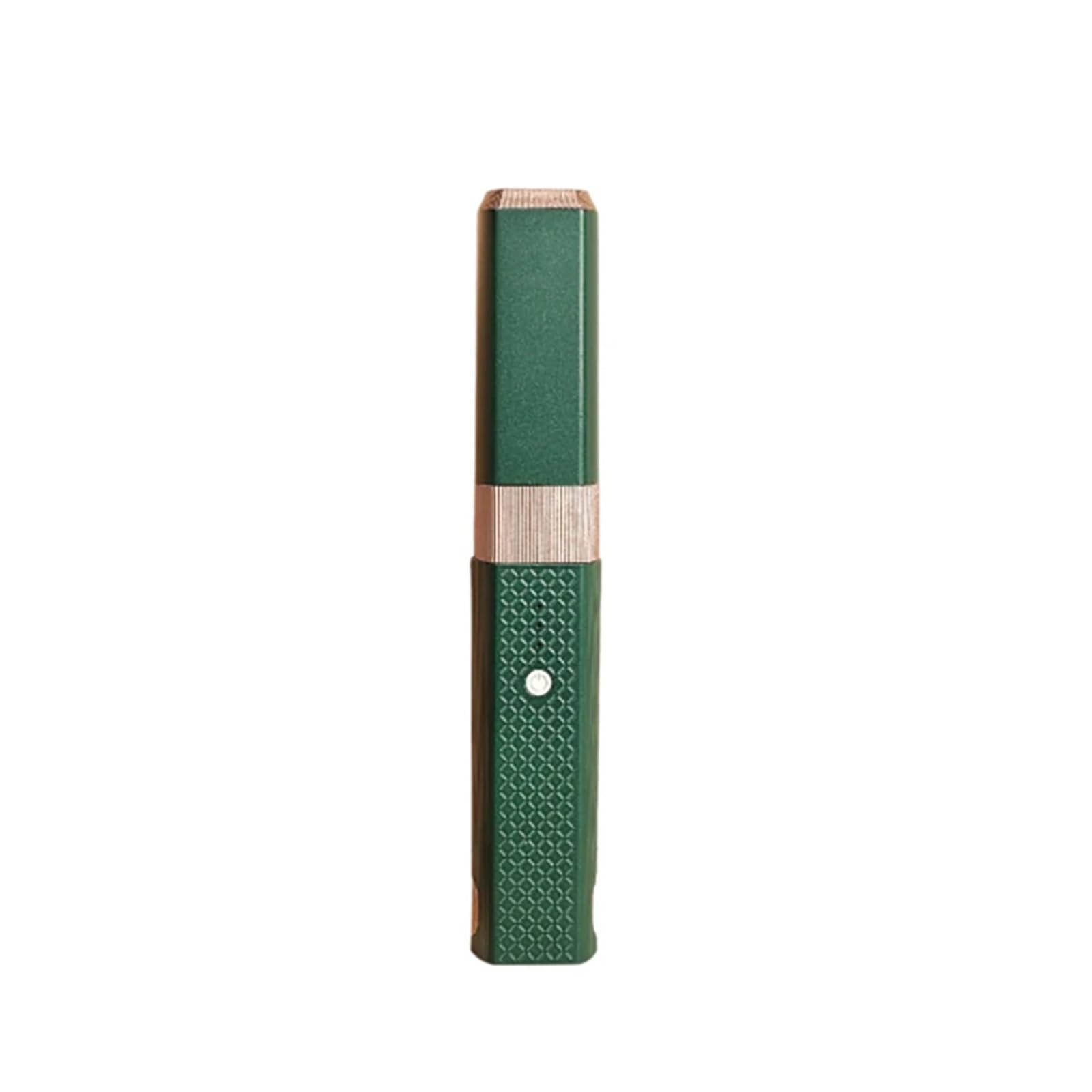 Plancha de pelo USB inalámbrica, Mini rizador de pelo de cerámica, 3 planchas planas portátiles de temperatura constante for viajes LSM-637 cuicui (Size : Verde)