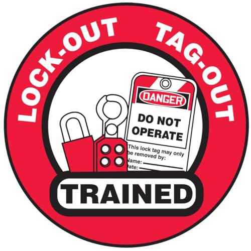 Calcomanía Accuform LHTL344 de vinilo Lock-Out TAG-Out