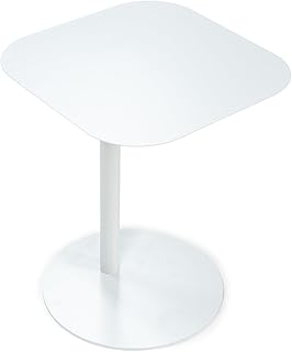 Spinder Design Hella Side Table - Tabla de Metal, Color Blanco, Talla única