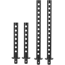 4pcs Aluminum Alloy Front Rear Shell Columns for RGT 1/10 EX86100 RC Car, Replacement Spare Parts Compatible with RGT EX86100, Durable and Easy Install Black R86018BL