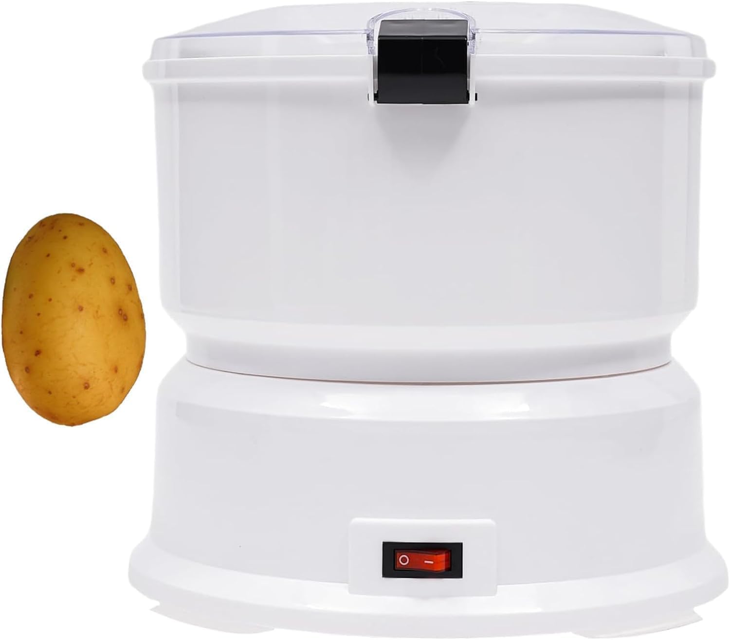 Pelador eléctrico de patatas 2 en 1, máquina peladora automática de verduras para cocina y uso comercial, 85 W