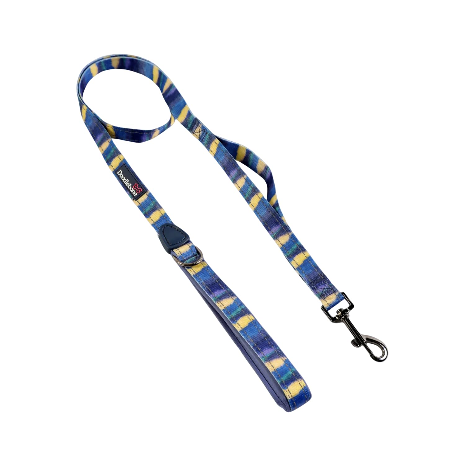 Doodlebone - With Me Dog Lead- padded handle, control handle for extra control, reflective, machine washable dog lead, strength tested componentry (Terrain, 25mm)