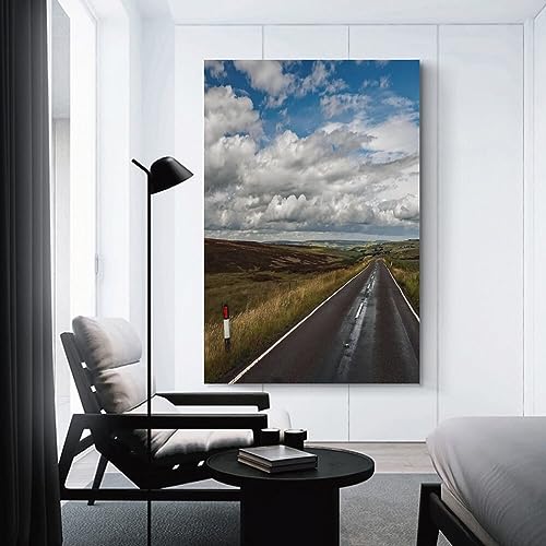 Tableaux mur art impression sur toile IOFEER Horizons 50x75 cm