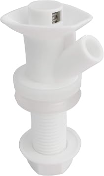 Water Cooler Spigot White 45 Degree Plastic Water Cooler Faucet for Rubbermaid Gott Cooler Valve
