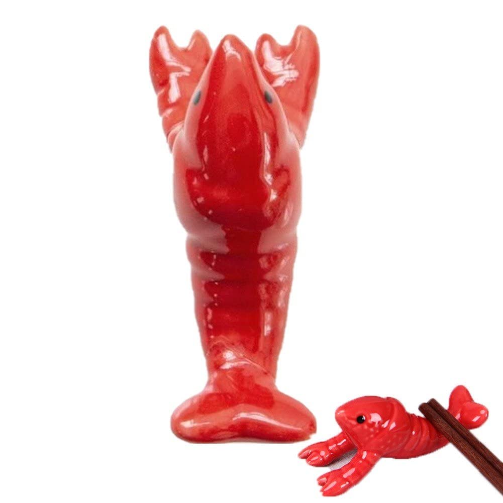 Porta di Bacchette in Ceramica Porta a Forma di Pesce a Forma di Pesci a Forma di Pesce Grazioso Tapsticks Tappeti Cucina Utensili Cucina