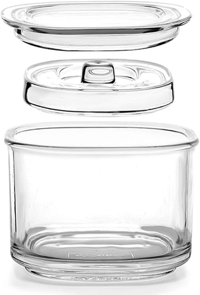TAMUME 850ml Multi-Purpose Mason Jar Glass Pickle Jar with Lid Sauerkraut Jar with Lid for Daily Favor Canning with Wide Mouth
