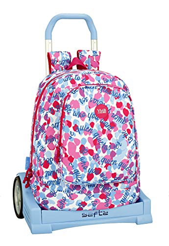 Vicky Martin Berrocal "Be" Oficial Mochila Espalda Ergonómica Con Carro Safta Evolution Cover