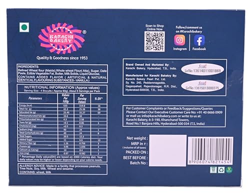Image of Karachi Bakery Date Biscuits, 300gm | Delicious Food