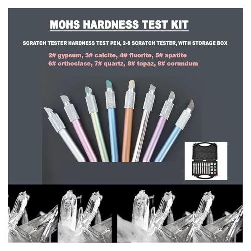 Kit de test de dureté Mohs stylos testeurs anti-contrefaçon pour pierres précieuses et jade - 4
