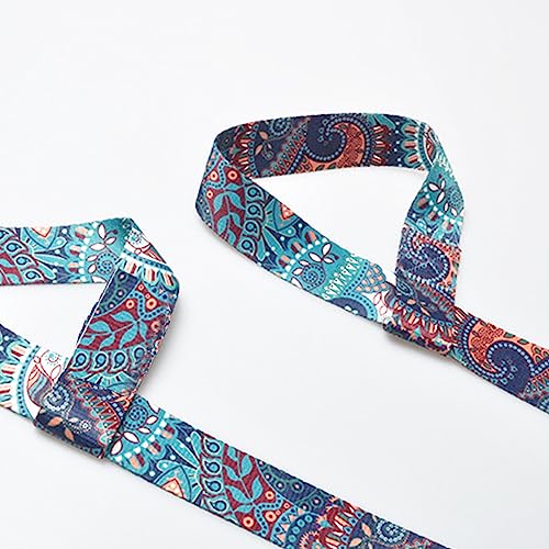 LABUYI 1 Pieza Correa Para Esterilla De Yoga,Correa Ajustable Para Esterilla De Yoga,Correa De Transporte Para Yoga Para Pilates,Yoga,Ejercicios,Aeróbica,Colchoneta Fitness Para Exteriores y Deporte - Imagen 5