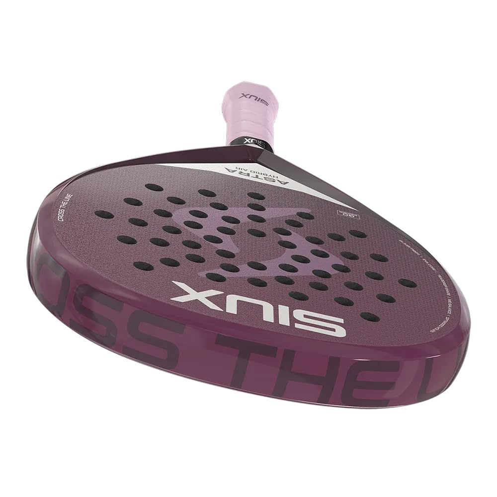 Siux - Pala de Pádel Astra Hybrid Air 2026 Violeta Forma Lágrima - Control y Potencia