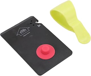 POCREATION Credit Card Sized 2-in-1 Window Breaker & Seatbelt Cutter (Tungsten Steel)