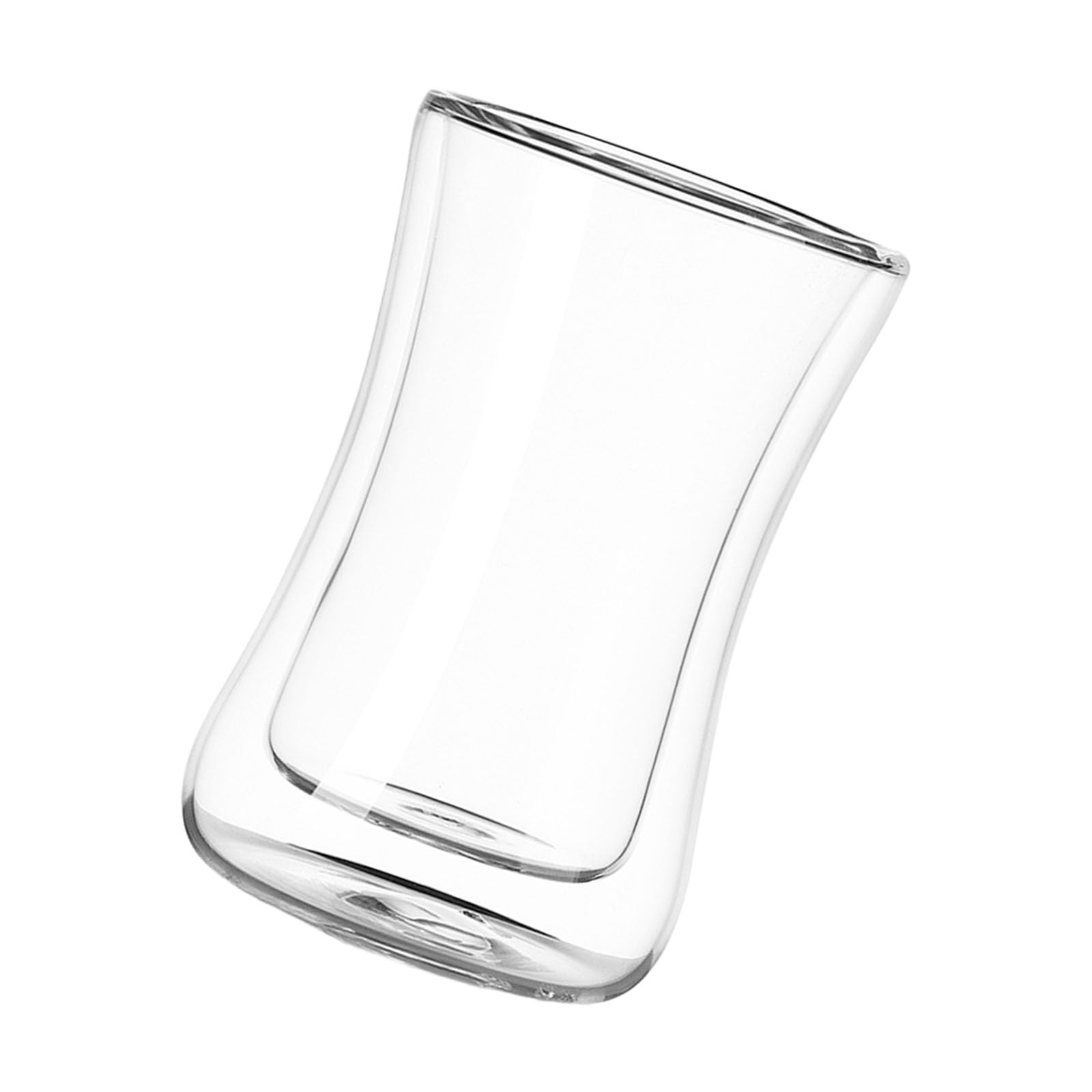 Ljmyy Double Walled Borosilicate Glass Cup Drinking Mug Drinkware For Tea Coffee Cold Drink