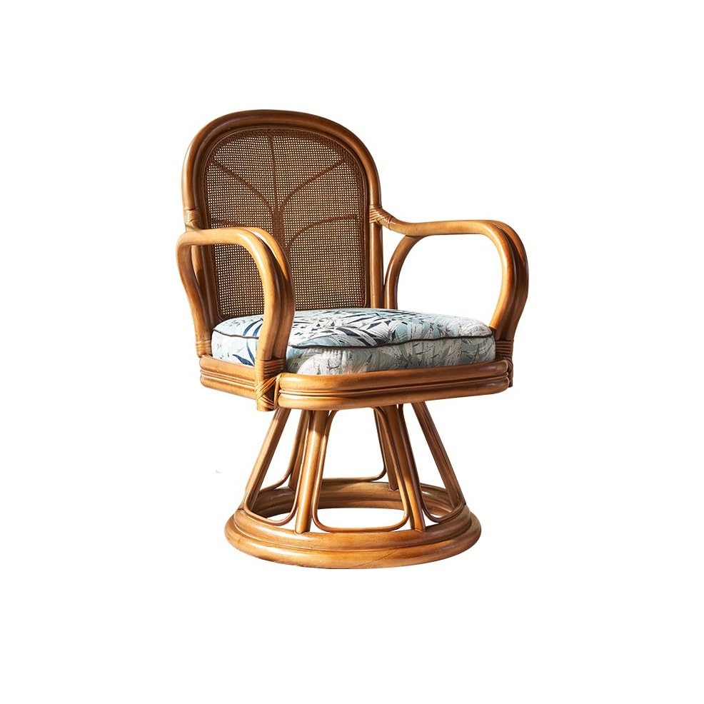 eexbz Small Sofa Rattan Leisure Chair Sofa Tea Room Balcony Backrest Chair Home Rattan Swivel Recliner Couch for Small Spaces