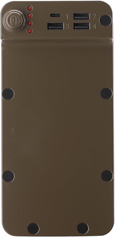 New Direction Tackle Zöld Power Bank 18200 mAh - Gyorstöltő Külső Akkumulátor 3 USB-A és 1 Type-C Porttal iPhone, Samsung, Android Készüléke
