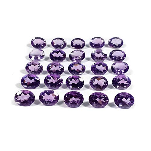 Pierre améthyste ovale 8x6 mm pour créer votre bague personnalisée