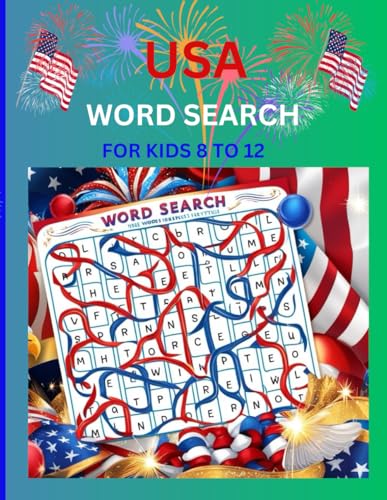 USA WORD SEARCH FOR KIDS 8 TO 12
