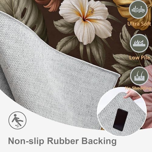 Paillasson Fleurs Tropicales : Confort et Élégance Durables