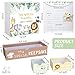 Beeveer Baby Keepsake Box Newborn Memory Organizer with 9 Labeled Compartments First Keepsake Book Gift Box for Pregnancy Mother