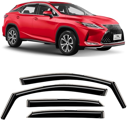 Voron Glass in-Channel Extra Durable Rain Guards for Lexus RX