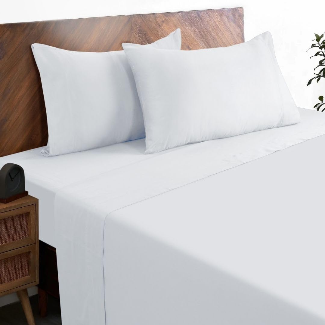 100% Egyptian Cotton Sheet Set 4-Piece 800 Thread Count Sateen 18" Deep Pocket - Naturally Cool Soft Breathable No Pill Elasticated Luxury Hotel Bedding for All Seasons - Burgundy King Size