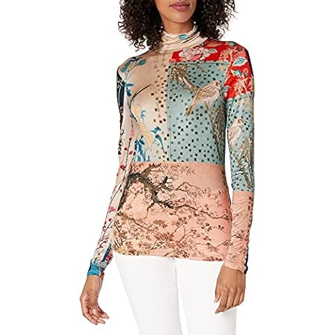 Desigual TS_Kyoto Camiseta Azul L para Mujer Cover