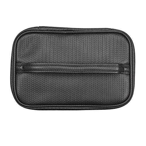 Conair Travel Makeup Bag, Large Toiletry and Cosmetic Bag, Perfect Size for Use At Home or Travel, Five Piece Train Case Set in Black - image 6