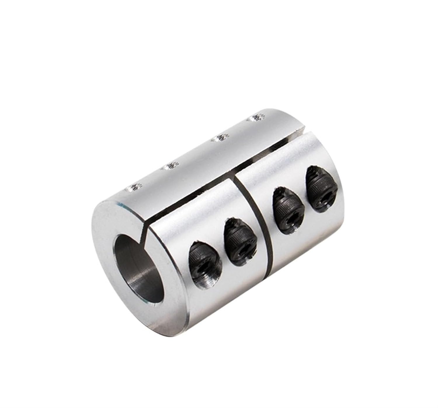 Rigid Coupling,Stainless Steel Rigid Coupling 1pcs D32L45 Rigid Shaft Coupler Clamp Stepper Motor Coupling 3D Printer Parts(8x10)