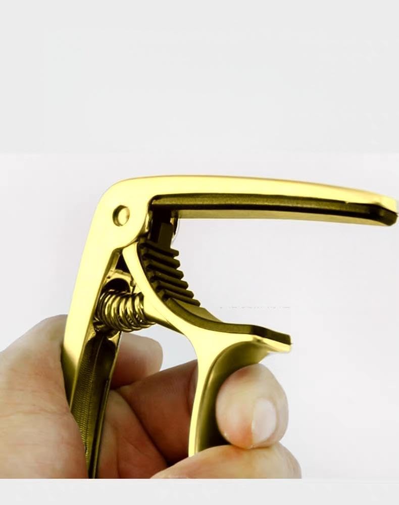 Guitar Capo for Acoustic & Electric - 6 String Metal Guitar Capos,Easy Operation Capo, for Acoustic and Electric Guitars,Ukulele,Mandolin,Banjo,Guitar Accessories