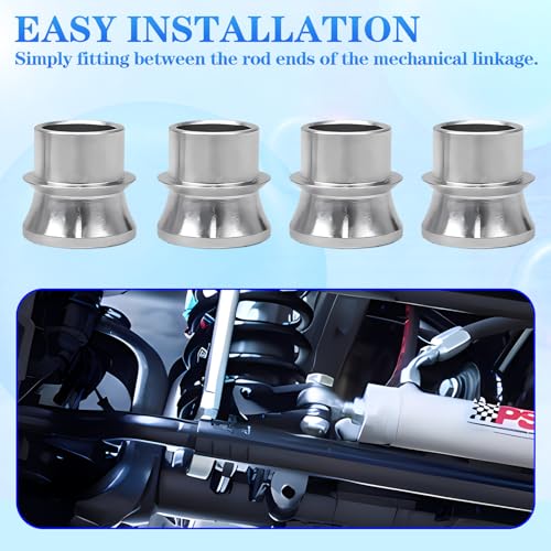 5/8" to 1/2" High Misalignment Spacer Heims Standard Ball Width,Rod End,Ends Heim Joint-4PCS thumbnail