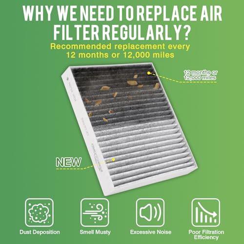 Image of Cabin & Engine Air Filter Combo for 2017-2024 Nissan Titan V8 5.6L