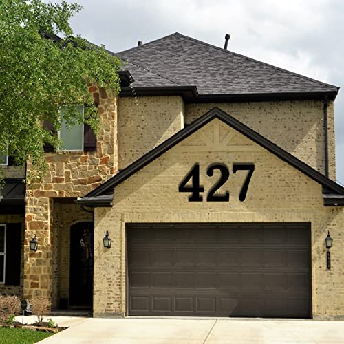 10.6 Inch Large House Numbers, Modern Floating For Outside Large Metal House Numbers Black Coated Rust-Proof Home Address Numbers Plaques Metal Numbers (8) #TOP2