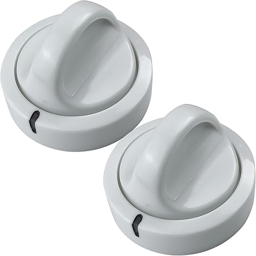 131873500 Interruptor de perilla de temporizador para secadora, paquete de 2 piezas de repuesto compatibles con la perilla de secadora Frigidaire