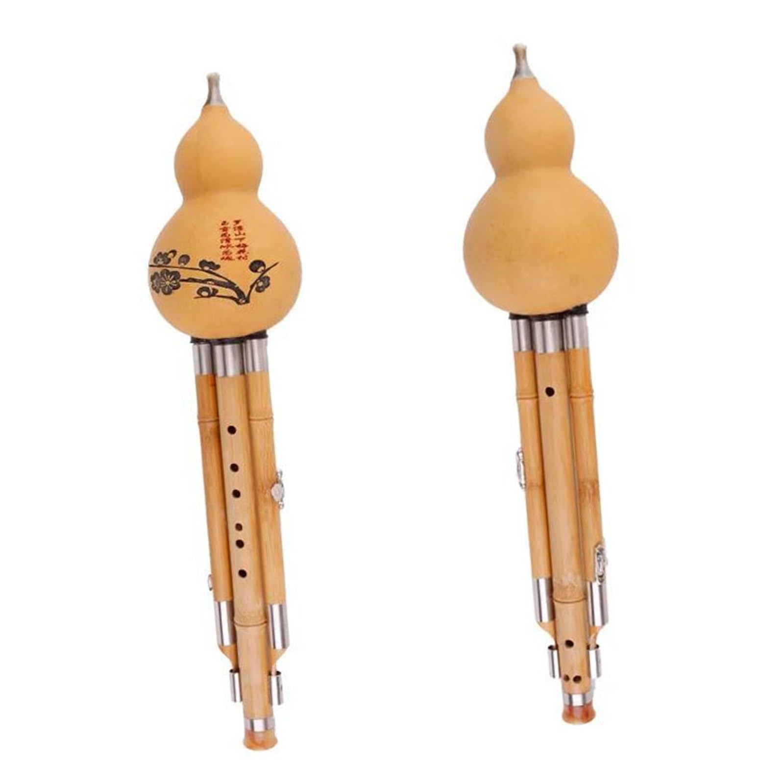 Instrumento Étnico Chino Hulusi C Flauta De Bambú Hecha A Mano