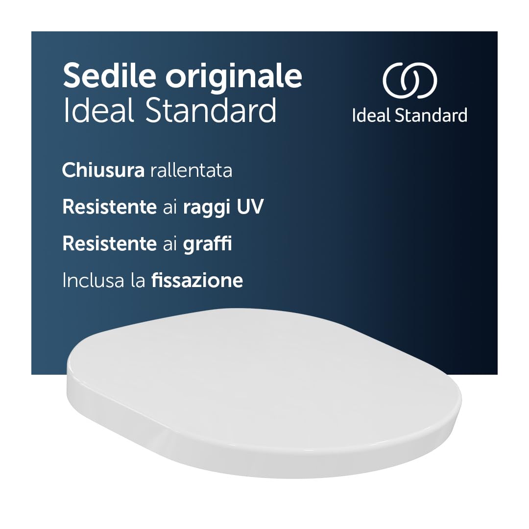 Sedile WC Ideal Standard K706101 Original Tonic con chiusura ammortizzata