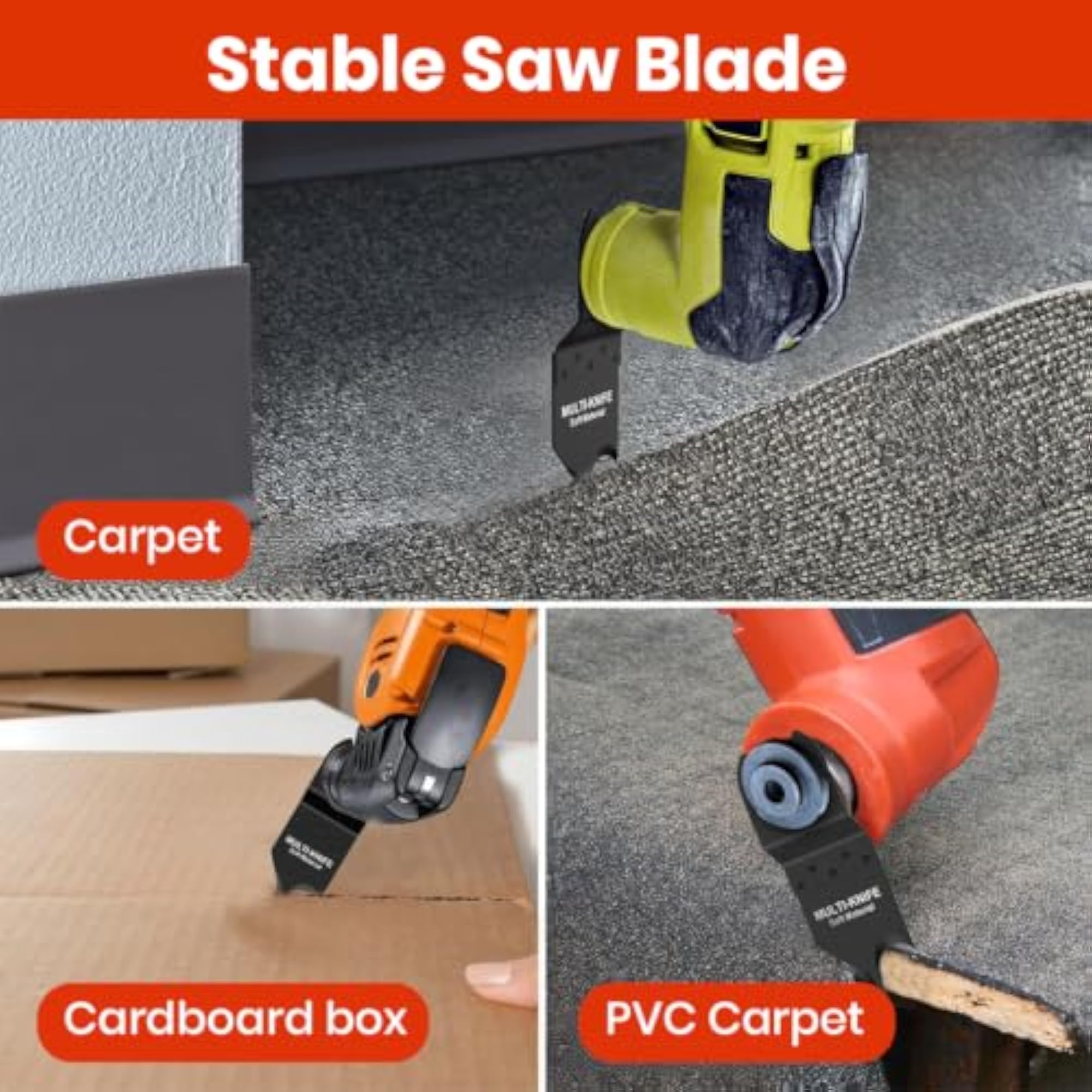 Oscillating Multitool Hook Blades for Soft Materials