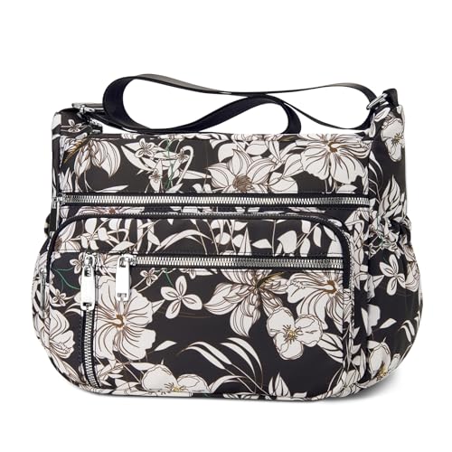 Image of NPBAG Crossbody Bag for Women, Shoulder Purse Handbag Messenger Bag, Trendy Pocketbooks, Waterproof and Multi-Pockets