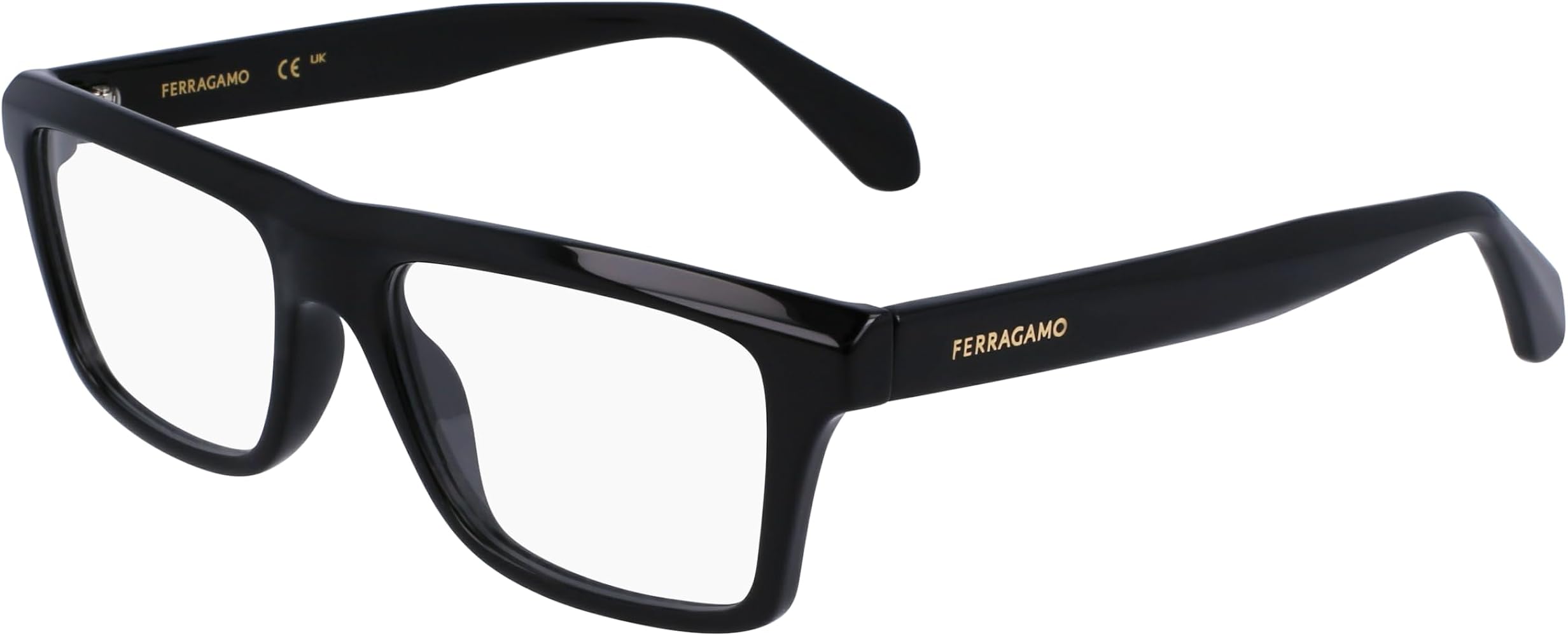 Amazon.com: FERRAGAMO Eyeglasses SF 2988 001 Black, 54/17/145 
