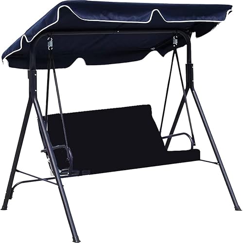 Miniatura 3 de Funda de repuesto para asiento de columpio, tela Oxford 600D, impermeable, de 23 asientos, fundas de repuesto para asientos de columpio de patio al