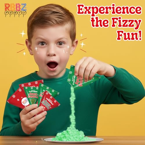 Christmas Popping Candy Bulk – 50 Pack Individually Wrapped Holiday Candy – Stocking Stuffers for Kids – Xmas Party Favors, Classroom, Holiday Goodie Bag Fillers, Kids Christmas Treats, and Birthday Parties - image 4